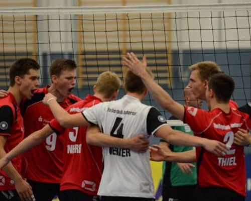 Volleyball-Internat Frankfurt: Gut verkauft und knapp verloren